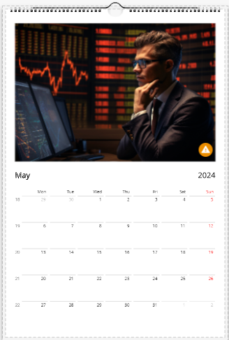 Modern Stock Market Calendar