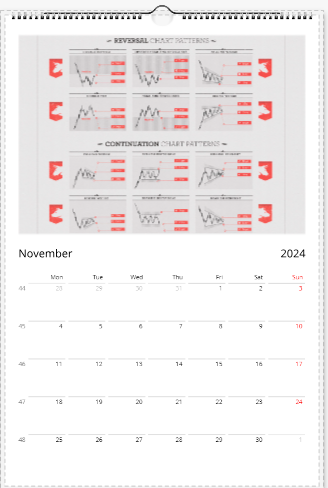 Modern Stock Market Calendar