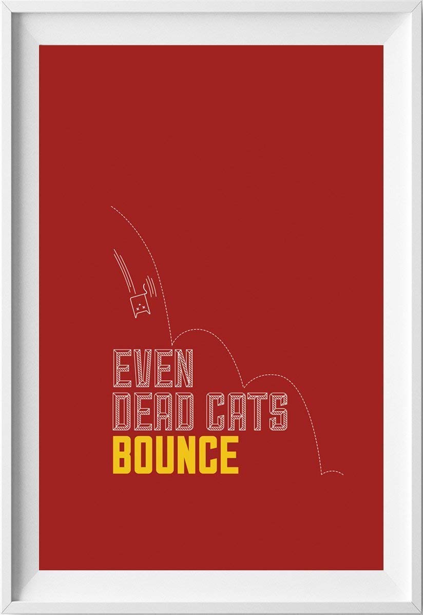 STOCK MARKET SAYINGS POSTER PACK. 5 great designs for 5 of the most well known investing sayings