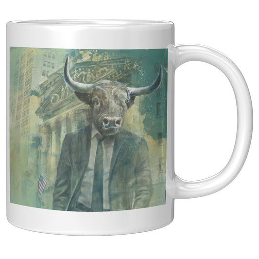 Bull & Bear Stock Market Mug