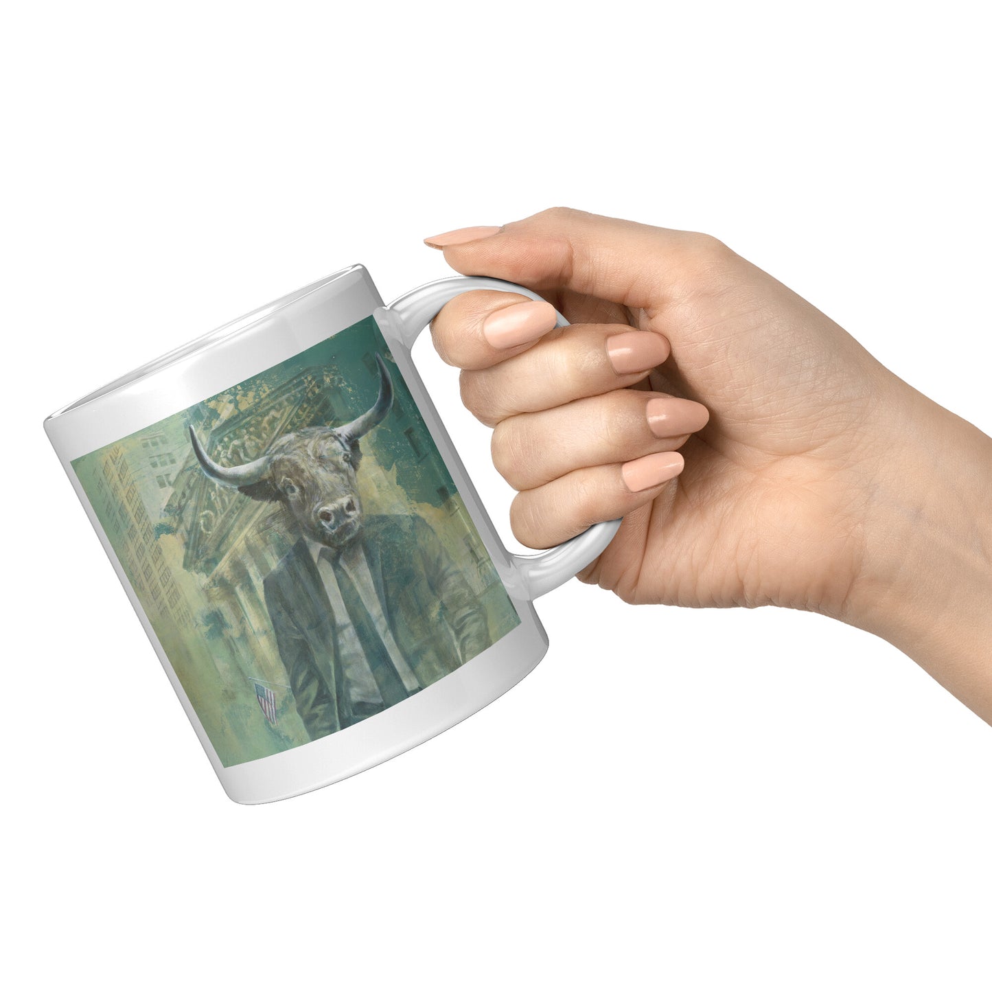 Bull & Bear Stock Market Mug