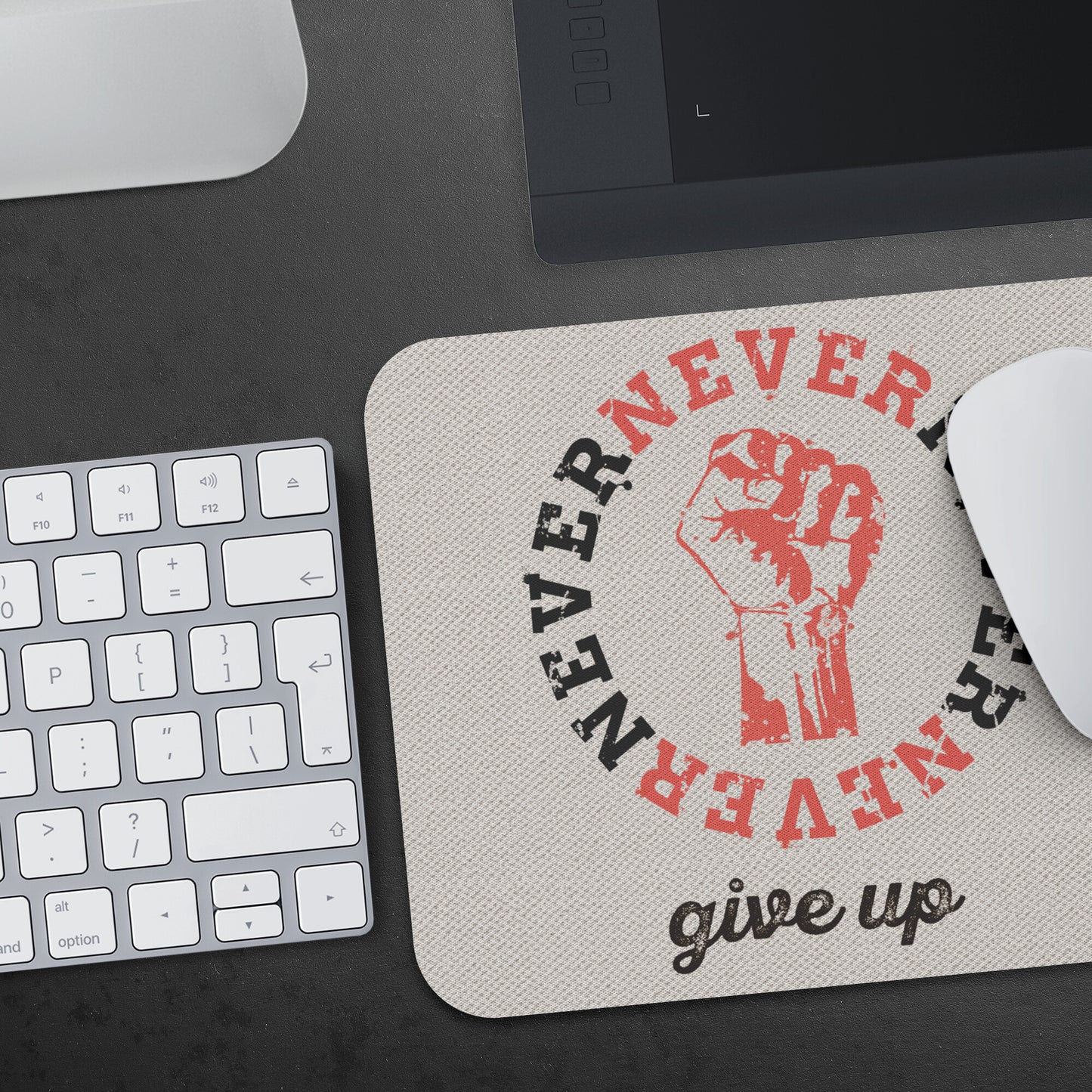 Never, never, never give up.