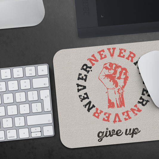 Never, never, never give up.