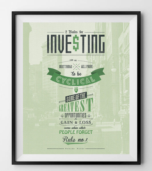 stock market poster