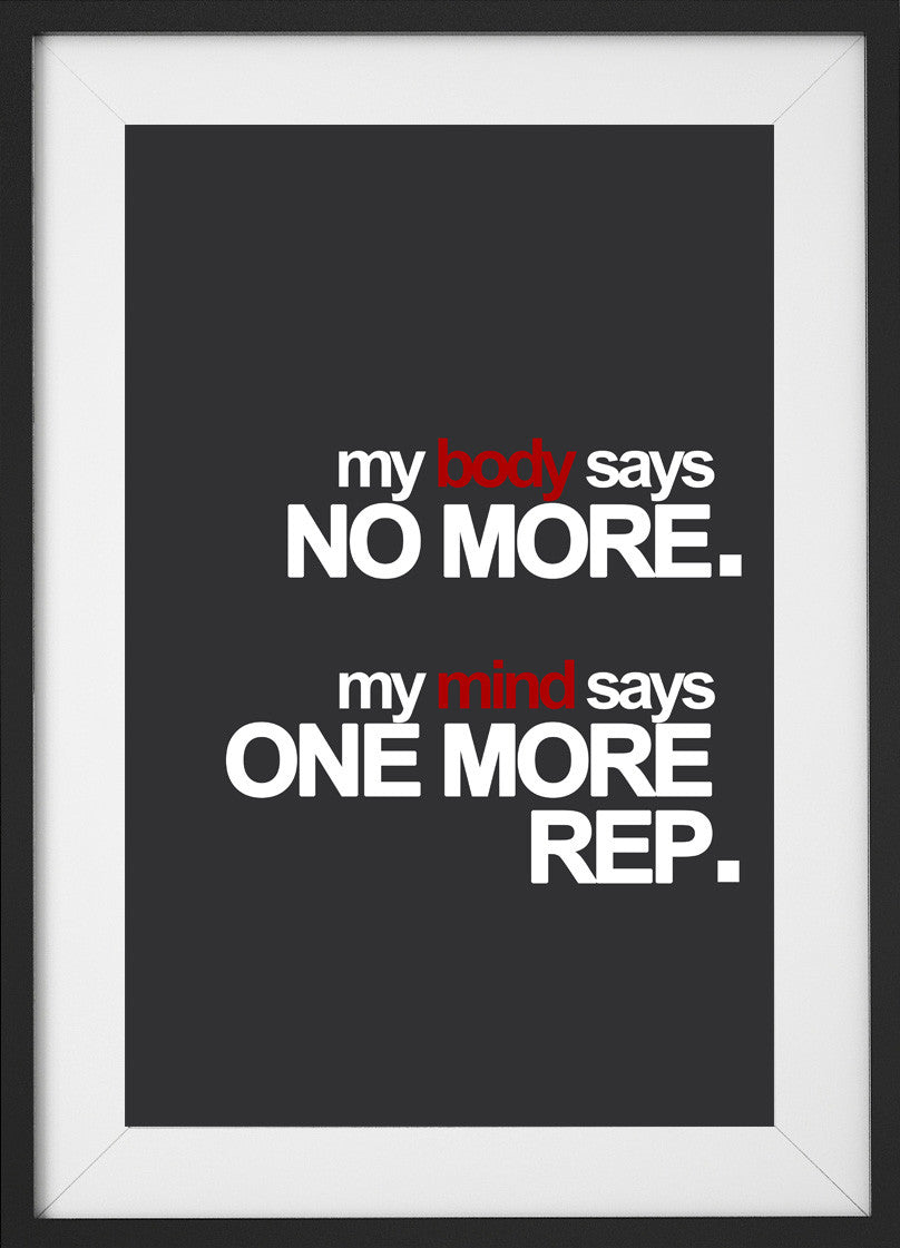 My body says. (Fitness Motivation) - QUOTATIUM