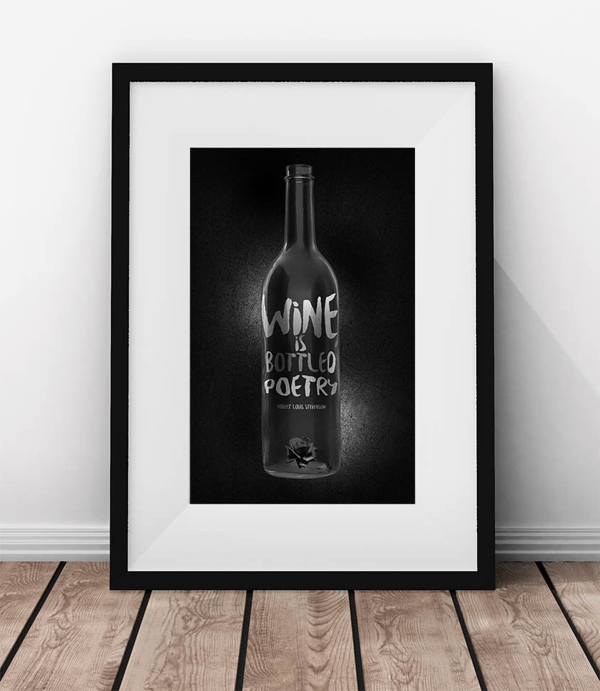 Wine is bottled poetry - QUOTATIUM