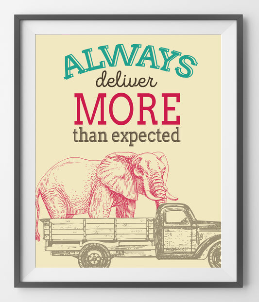 Always deliver more than expected - QUOTATIUM - 1
