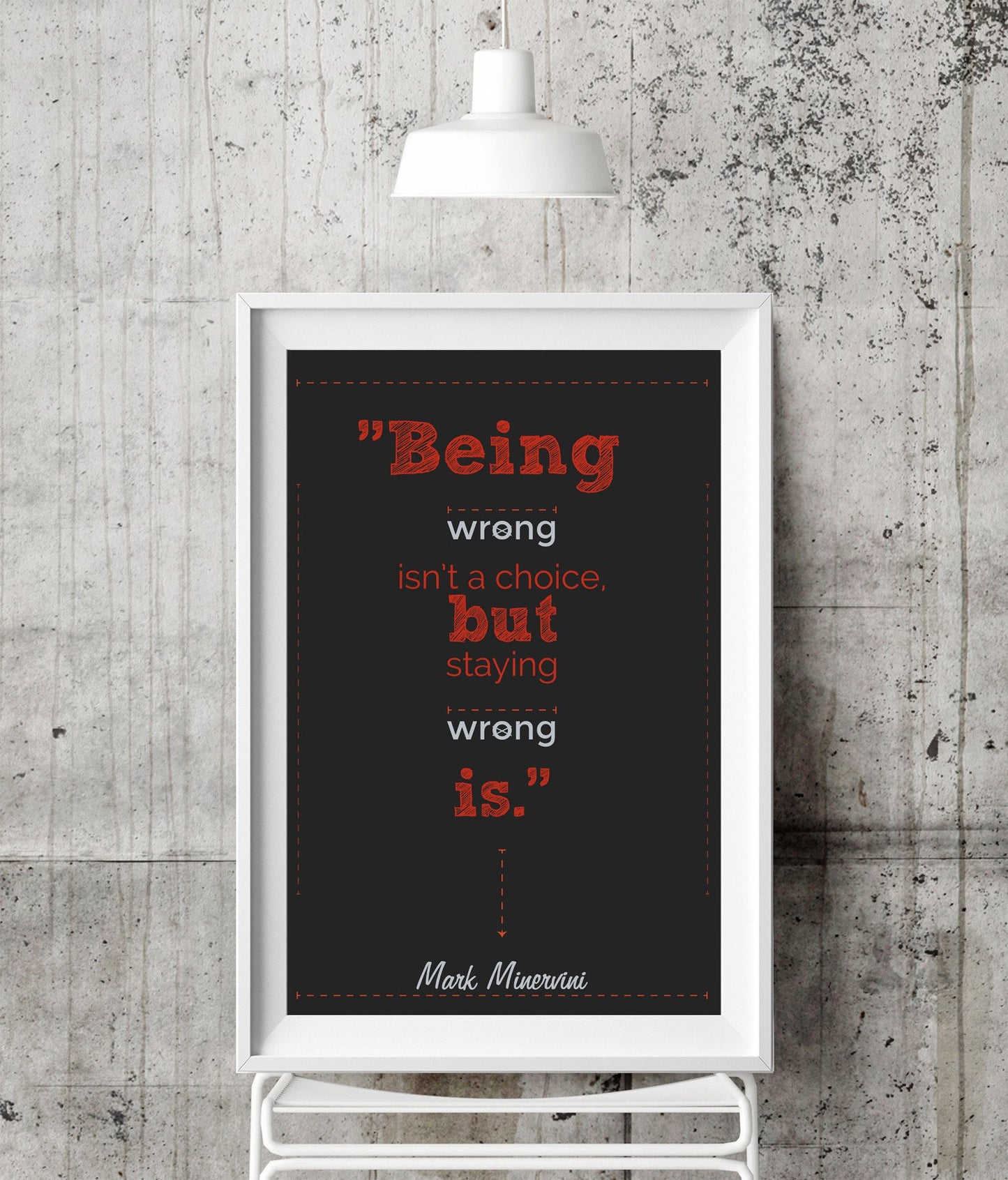 BEING WRONG
