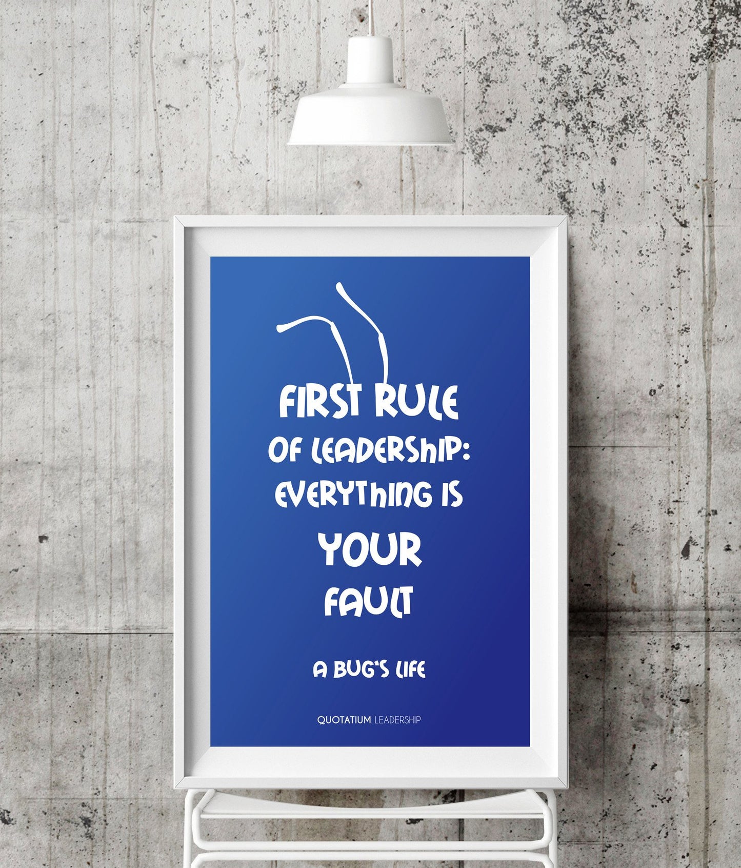 First rule of leadership