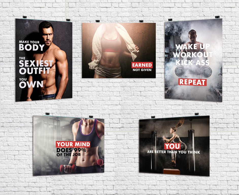 gym posters, fitness poster, workout poster