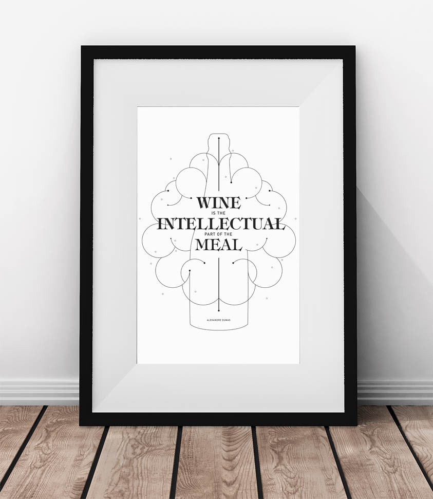 Wine is the intellectual part of the meal. - QUOTATIUM